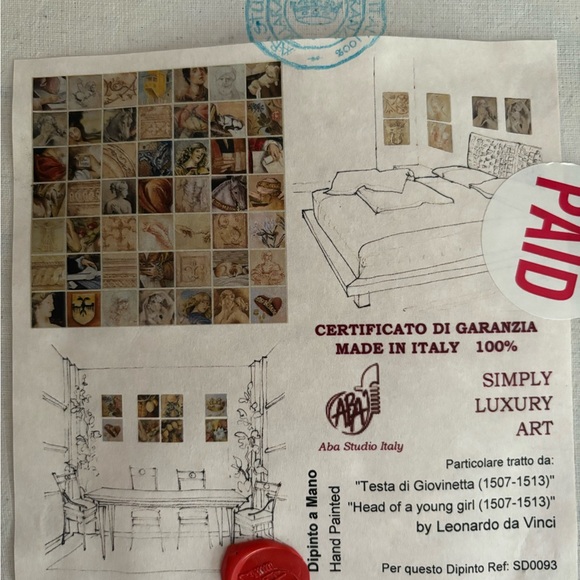 ,,Head of young girl “ wall art - Picture 5 of 7